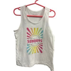 *CLOSEOUT SALE - BUNDLE ONLY* "Sundays" Tank - The Children's Place - S 5/6
